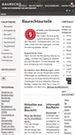 Mobile Screenshot of baurechtsurteile.de
